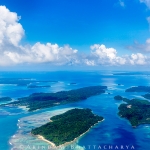 Andaman Island from flight